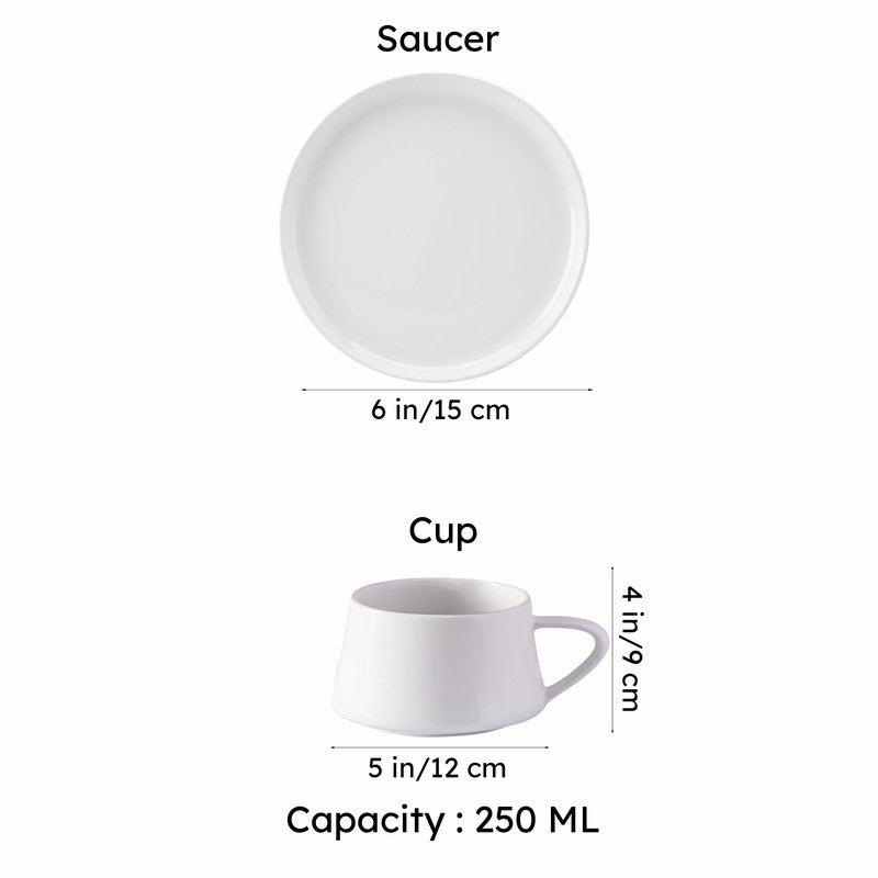 Alessi Abstract Red Cup & Saucer (250 ML) - Three Piece Set media 6