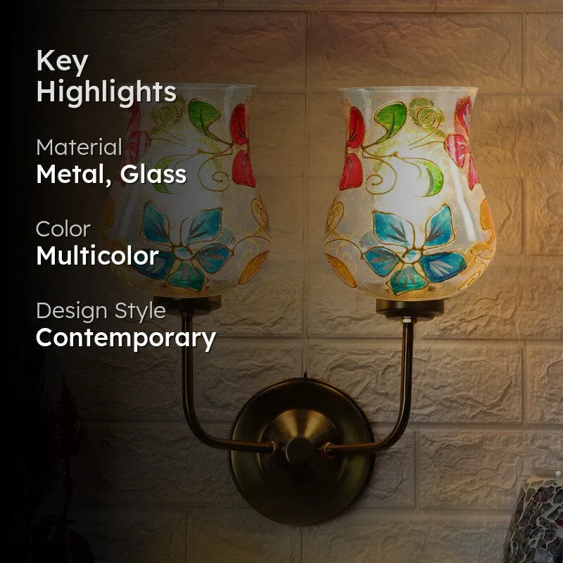 Frosted Duo Wall Lamp media 2