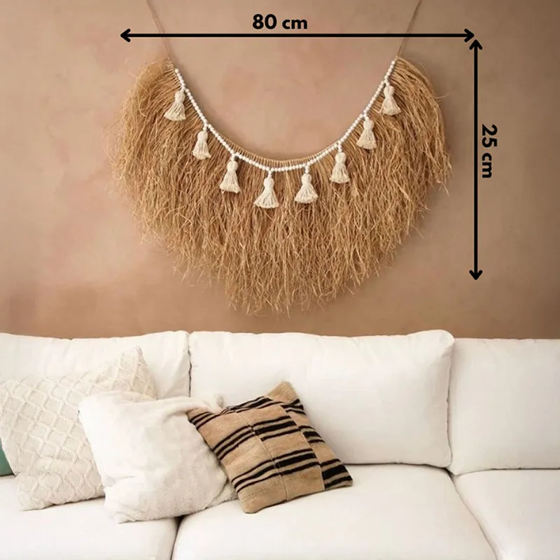 Boheime Weave Raffia Wall Accent media 5
