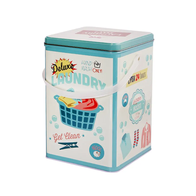 Laundry Chore Metal Storage Box media 5