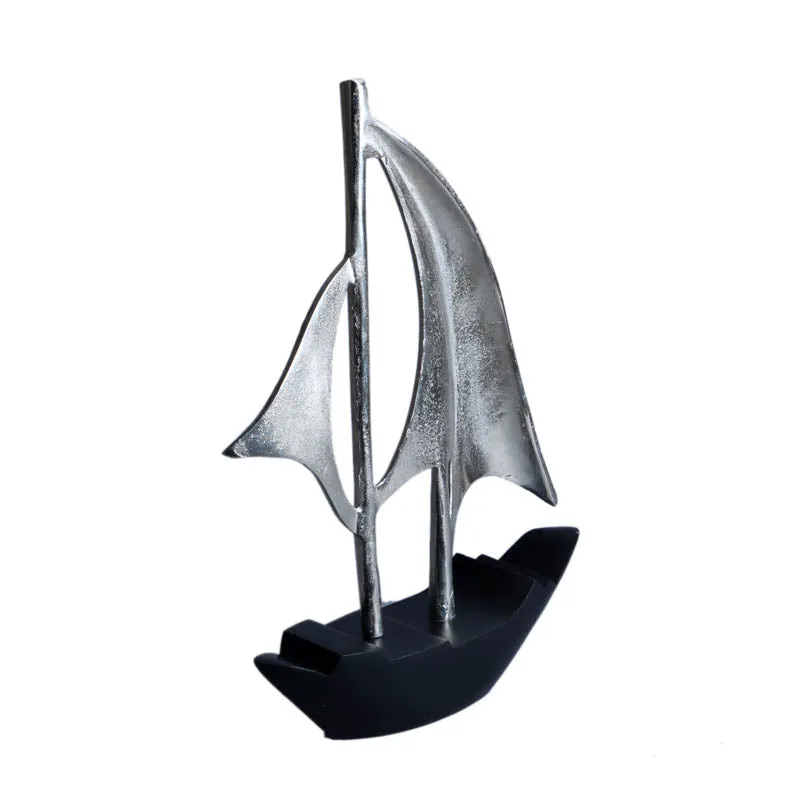 Travel By Boat Aluminium Showpiece media 6