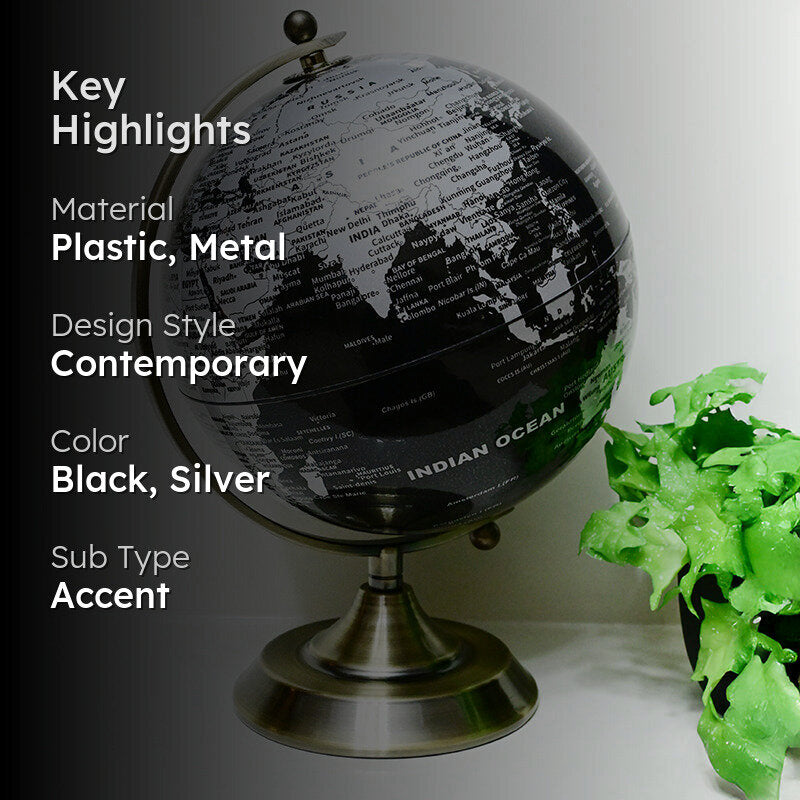 Around The Globe Showpiece - Silver media 2
