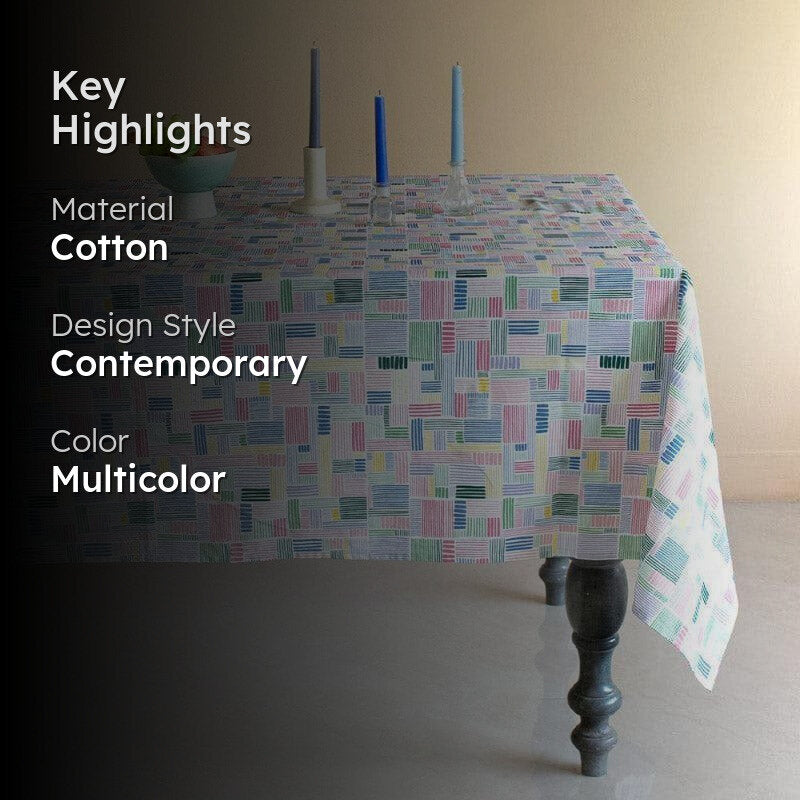 Feast Cotton Table Cover - Six Seater media 2