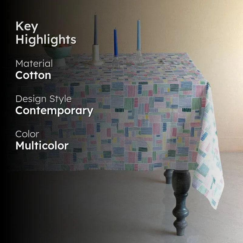 Feast Cotton Table Cover - Six Seater media 2
