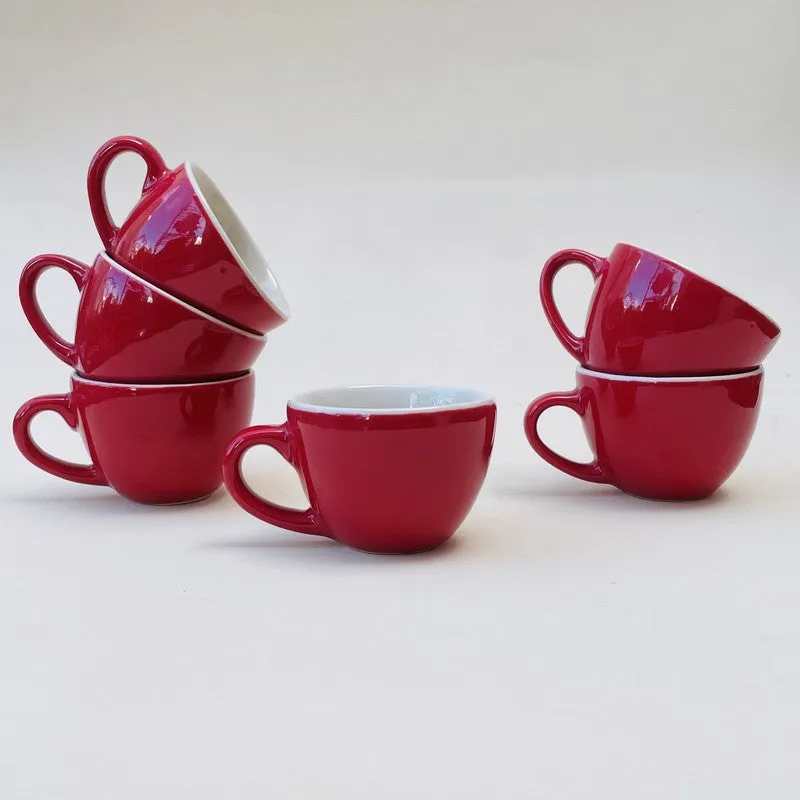 Mystic Ceramic Tea Cup (80 mL Each) - Set Of Six media 6