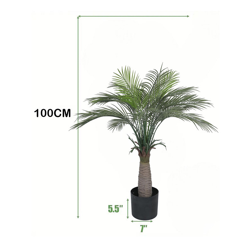Oasis Artificial Areca Palm With Black Plastic Pot - 3.6 Feet media 6