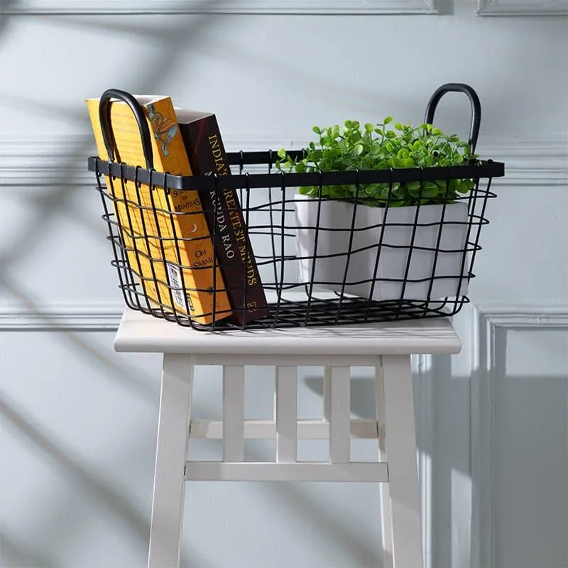 Rukera Iron Storage Basket media 1