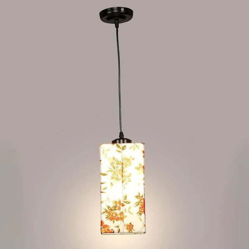 Orange Life Fabric Ceiling Lamp media 1