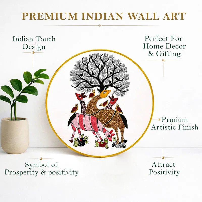 Madhubani Paper Wall Painting media 5