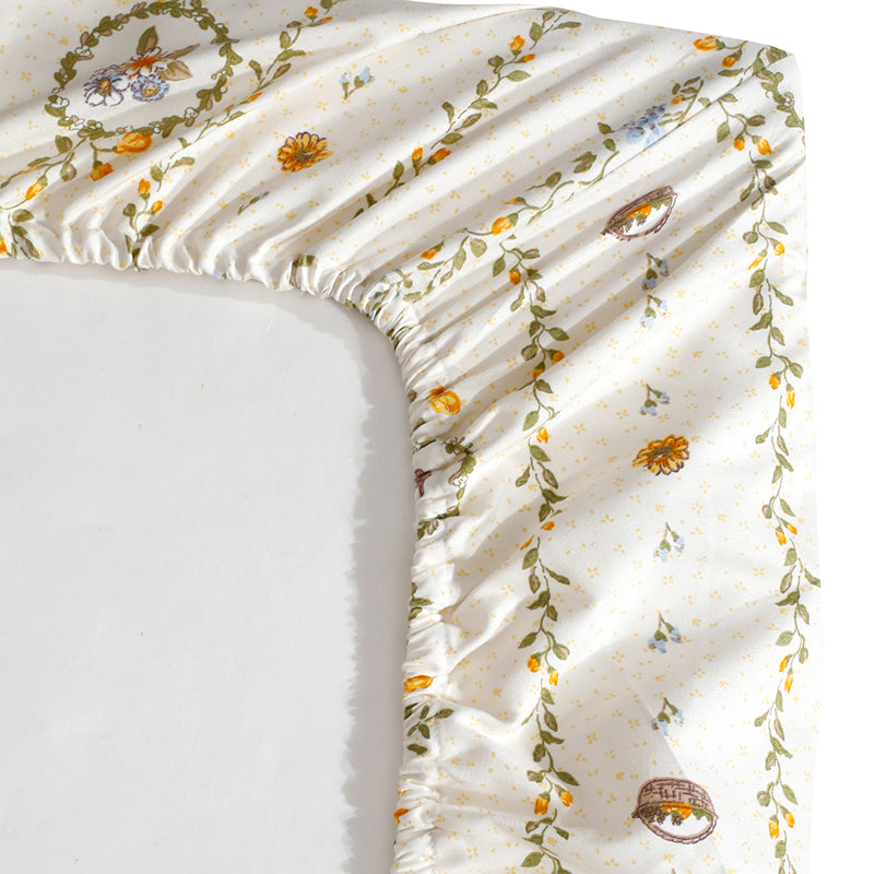 Anila Fitted Cotton Blend Bedsheet - 180 GSM media 9