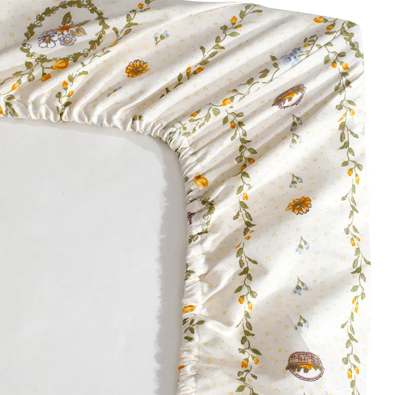 Anila Fitted Cotton Blend Bedsheet - 180 GSM media 9