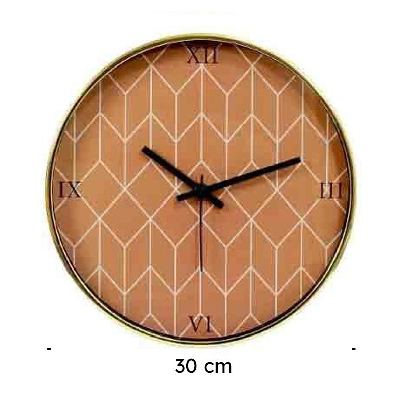 Geometric Pattern Wall Clock media 7