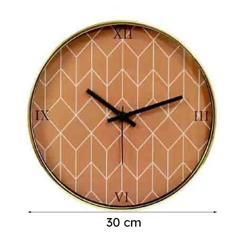 Geometric Pattern Wall Clock media 7