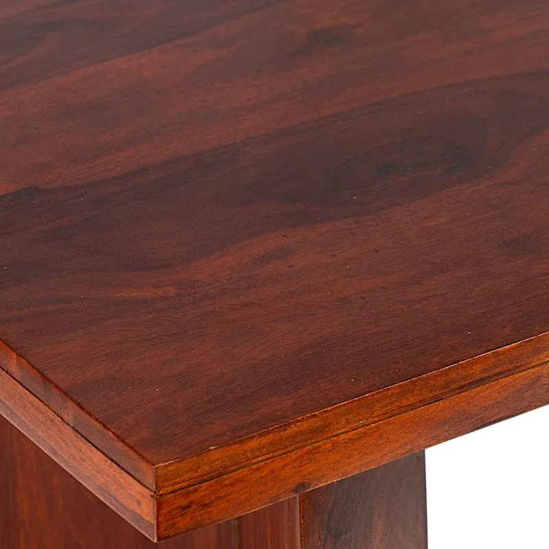 Avenox Sheesham Wooden Center Table - Red media 8