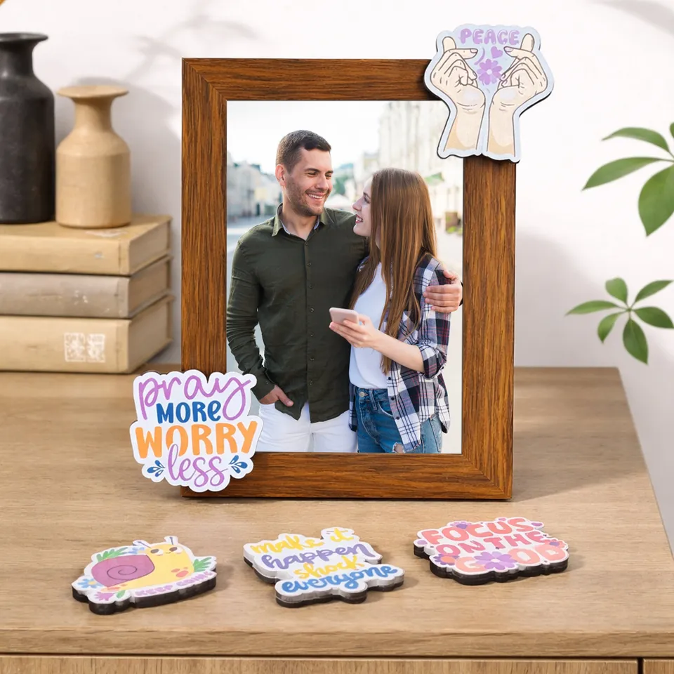 Lovio MDF Photo Frame with Magnetic Sticker media 1