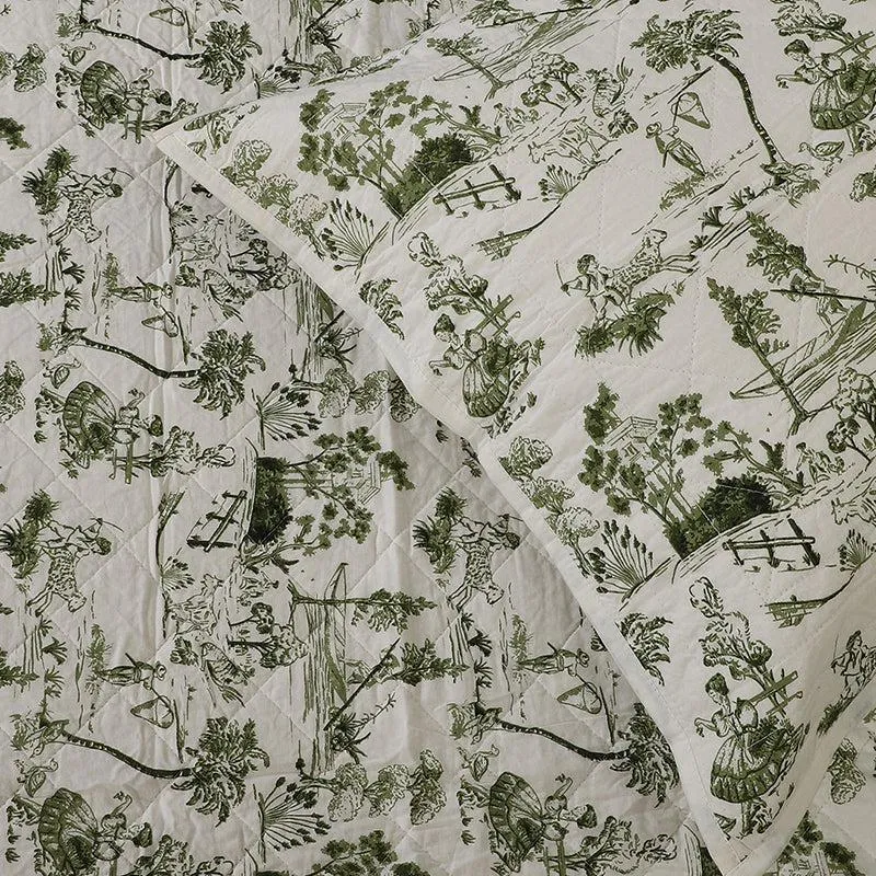 Thread & Soul Floral Cotton Quilt - 250 GSM media 3