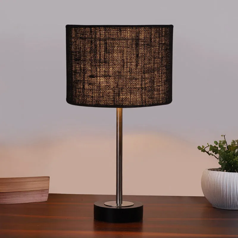 Sienna I Rodin Wooden Table Lamp - Black,Silver media 2