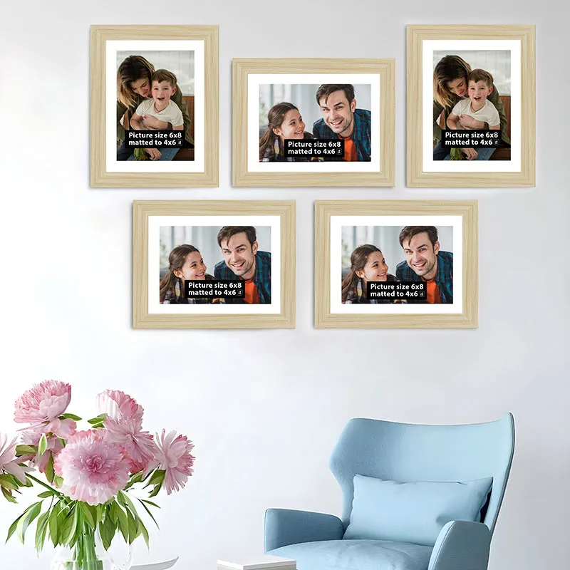 Triessa Photo Frame (Beige) - Set Of Five media 1