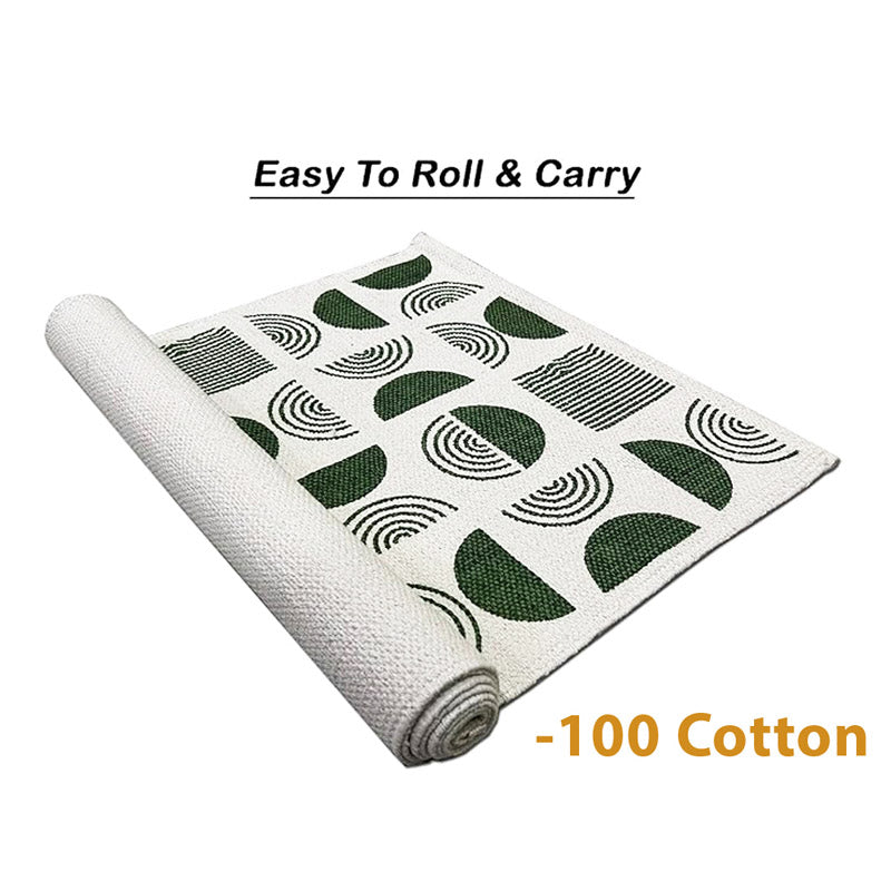 Boho Breeze Cotton Runner Rug media 4