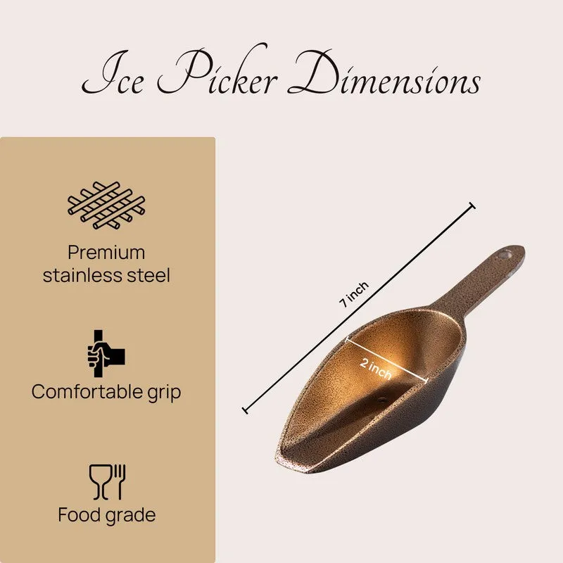 Unbeatable Stainless Steel Ice Scoop - Gold media 6