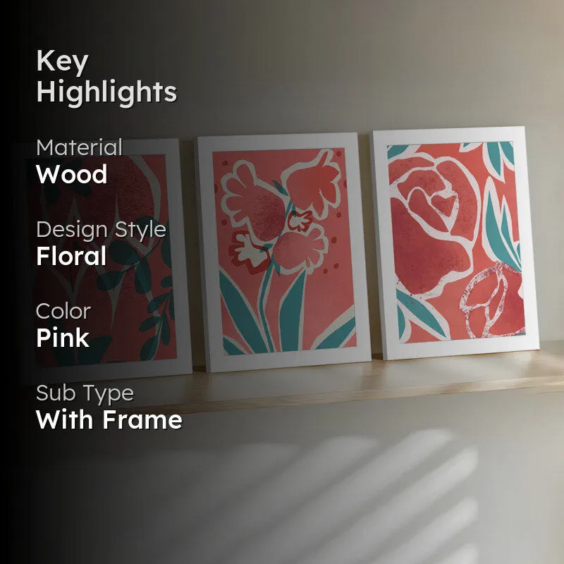 Florenva Doodle Wall Art With Frame - Set Of Three media 2