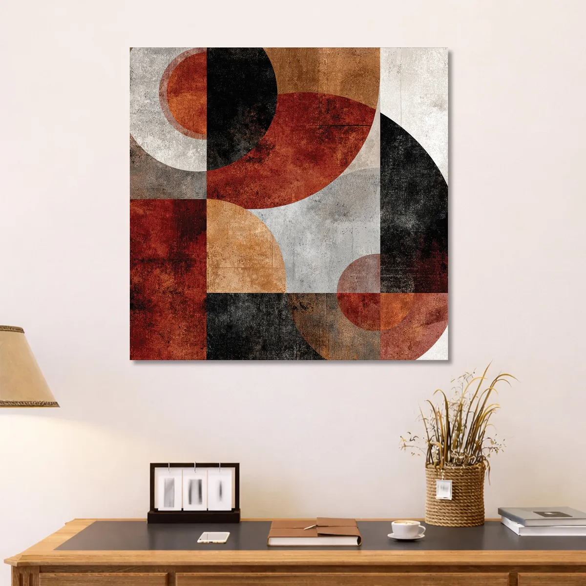GeoAbstra Canvas Wall Art media 3