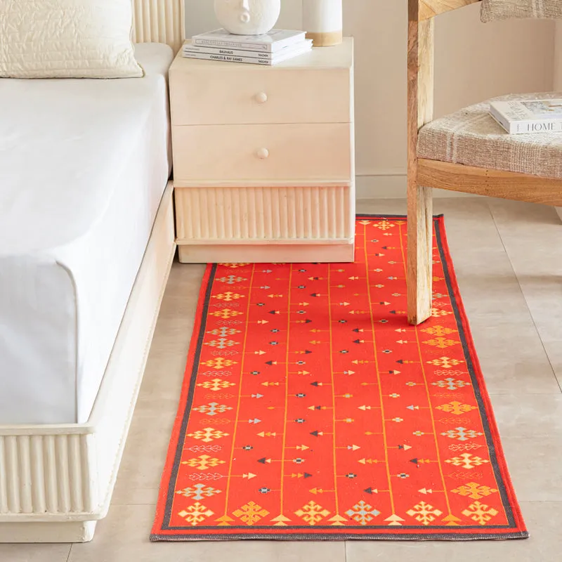Selric Cotton Runner Rug - Pink media 3