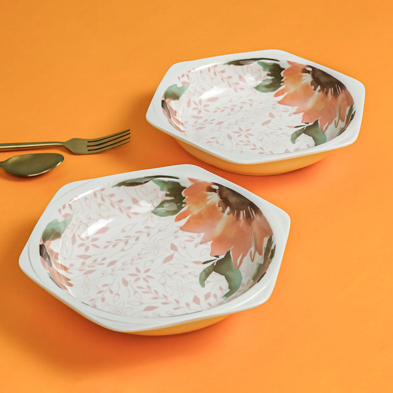 Sunflower Glow Pasta Plate - Set Of Two media 3