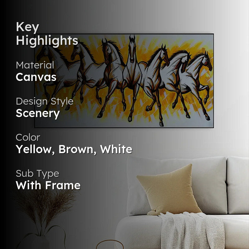 Stallio Seam Canvas Wall Painting media 2