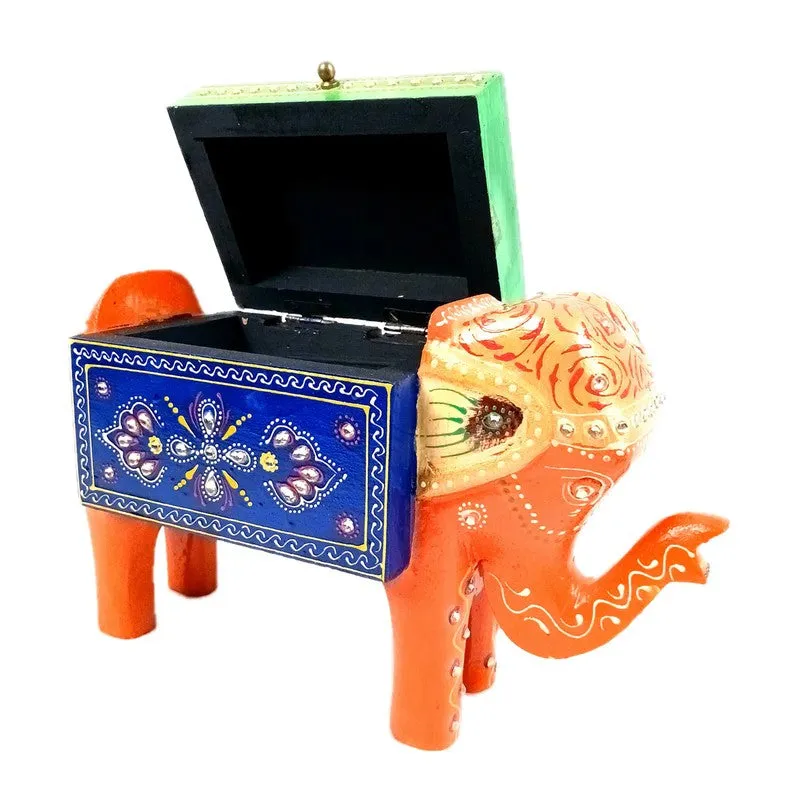 Grand Wooden Elephant Regal Jewel Box media 7