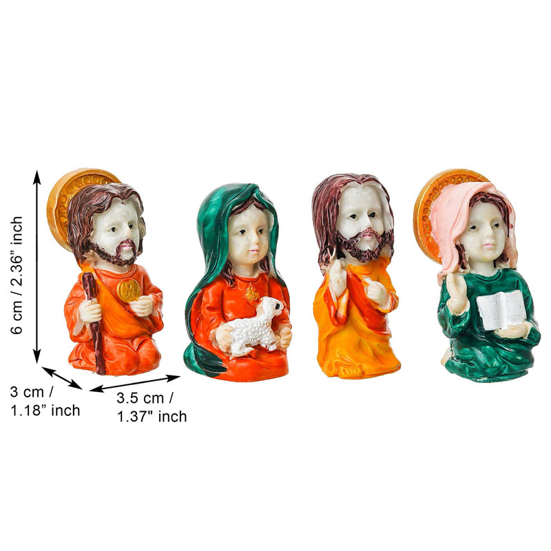 Eternal Nativity Resin Figurine - Set Of Four media 8