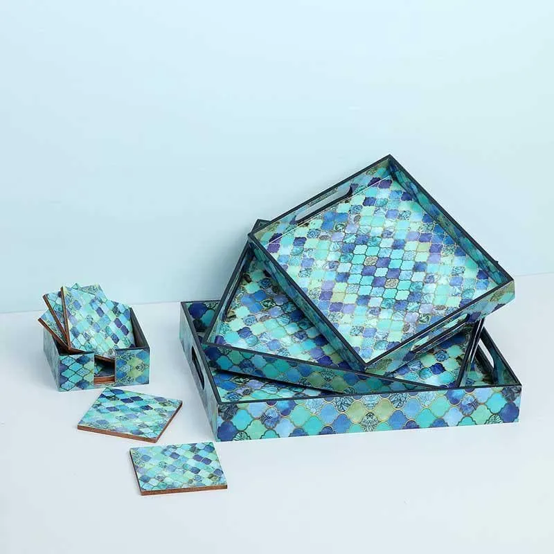Sequeel Serving Tray & Coaster - Six Piece Set media 4