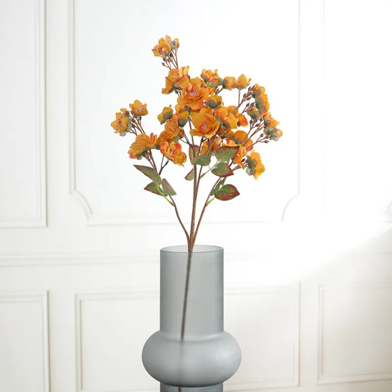 Multiflora Meadow Artificial Flower Spray - Yellow media 5