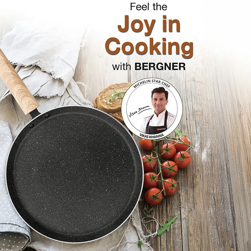 Bergner Terra Black Induction Safe Non-Stick Dosa Tawa - 26 cm media 3