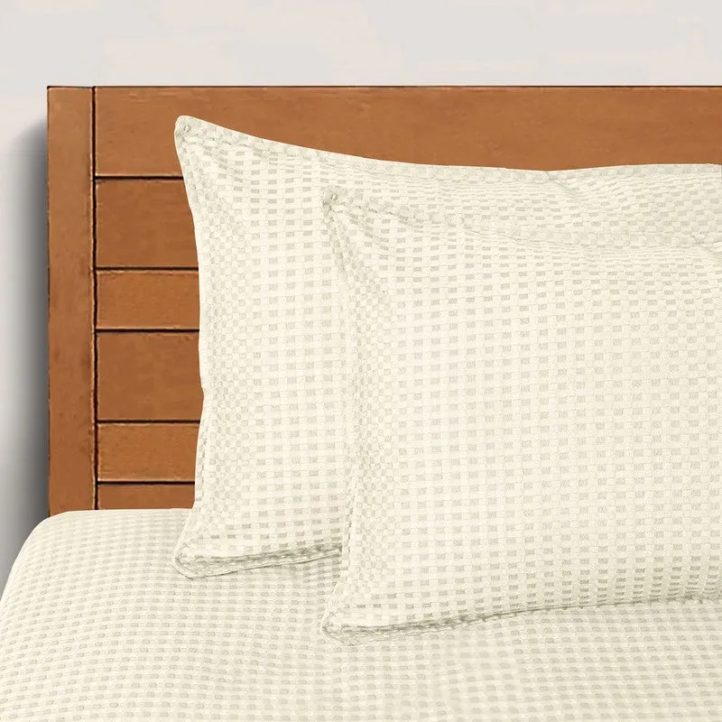 PlainLux Cotton Bedsheet (White) - 150 TC media 4