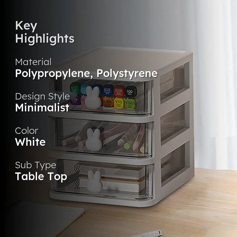 Stowly Three Tier Desk Organiser - White media 2