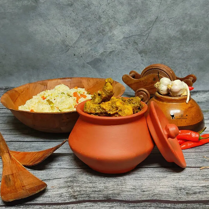 Mitti Terracotta Handi - 1850 mL media 3