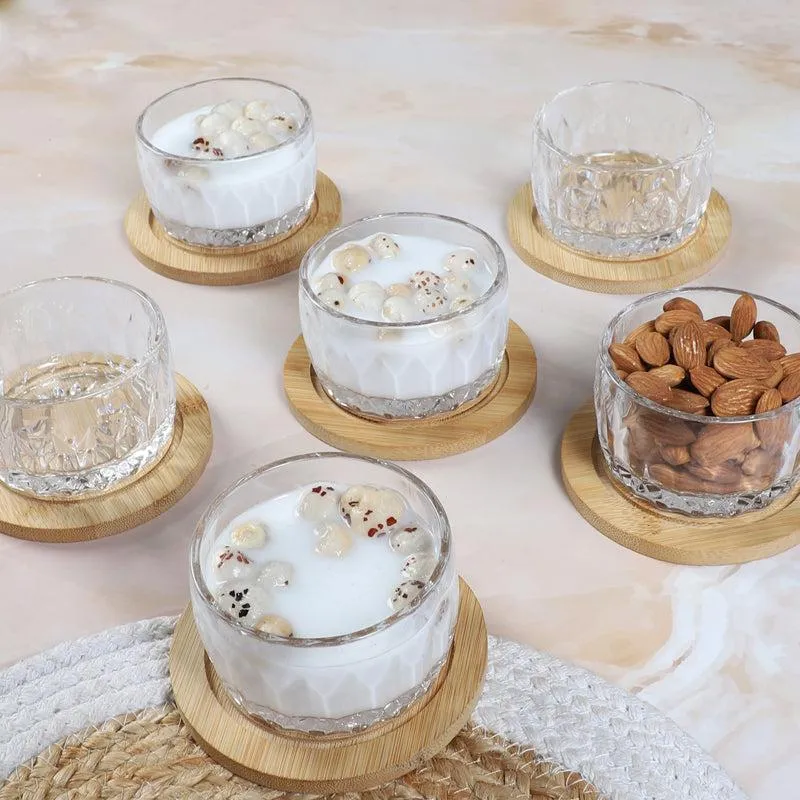 Leolin Glass Dessert Bowl (100 ML Each) - Set Of Six media 6