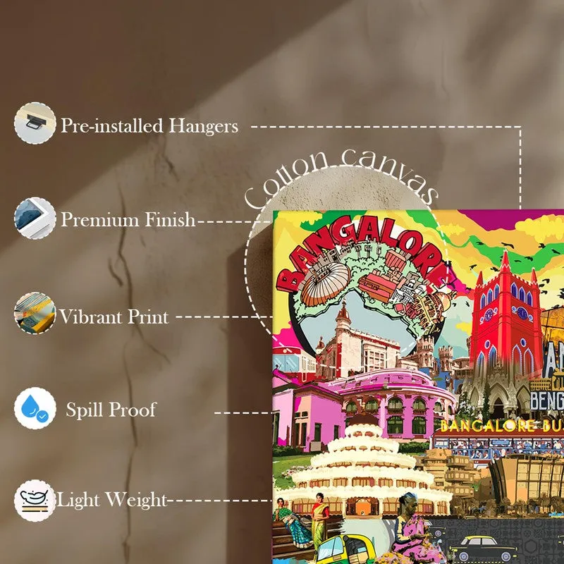 Bangalore City Canvas Wall Art media 7
