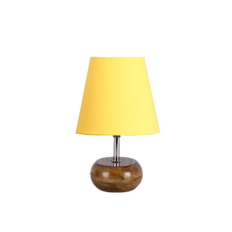 Astrova Fabric Table Lamp - Yellow,Brown media 4