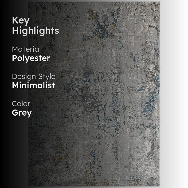 Sariya Abstract Polyester Carpet - Grey media 2