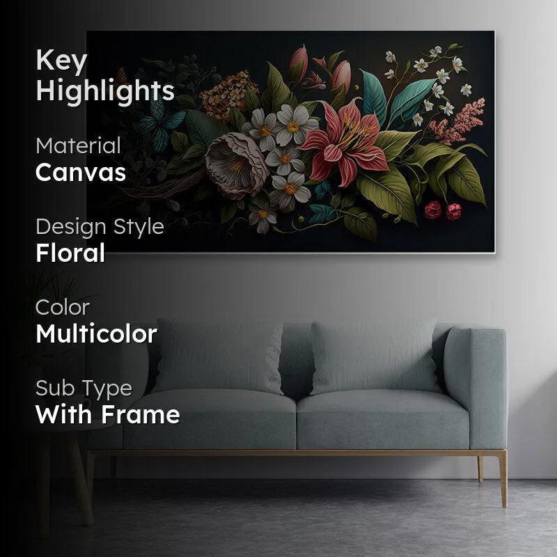 Anthela Bright Floral Wall Painting media 2