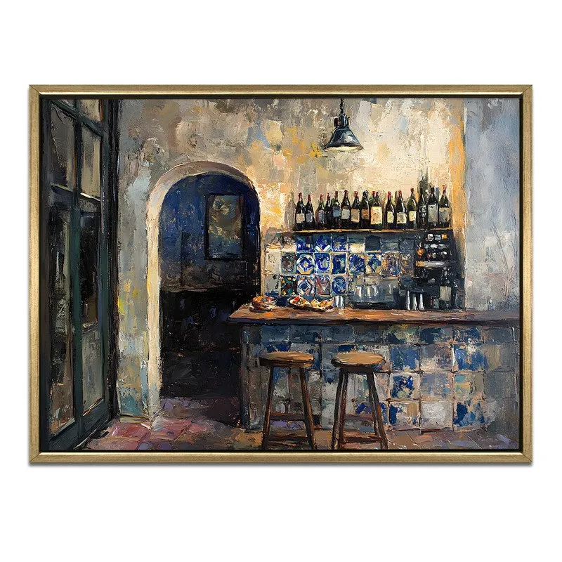 Glinting Canvas Wall Painting With Frame media 3