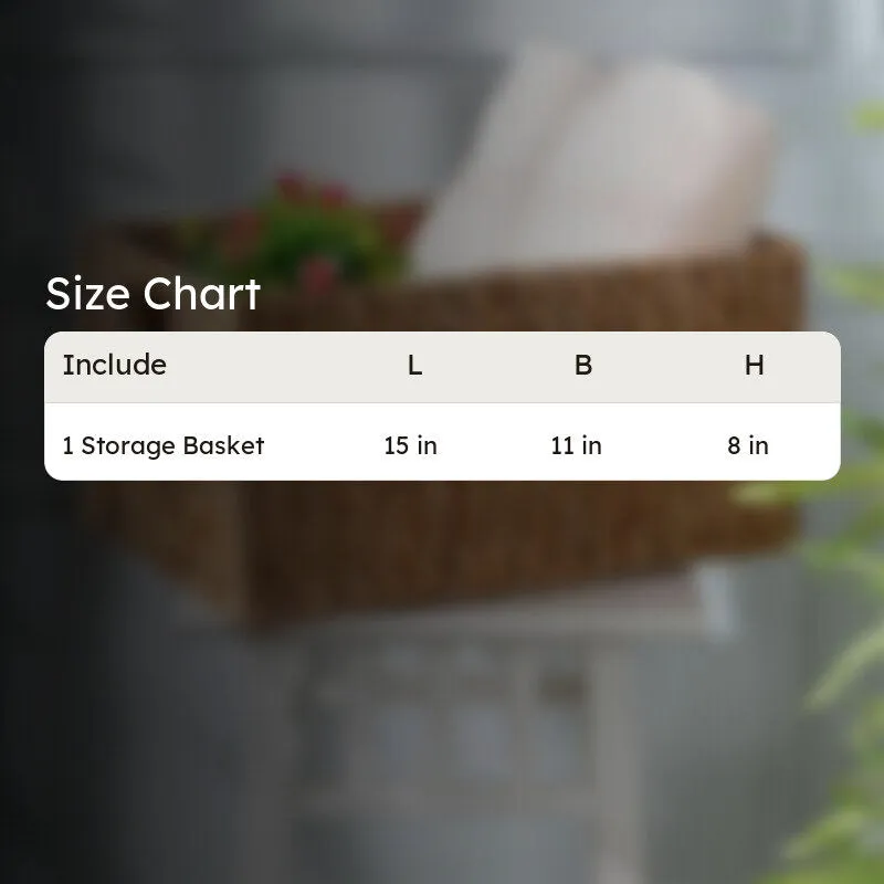 Iposa Natural Fiber Storage Basket media 7