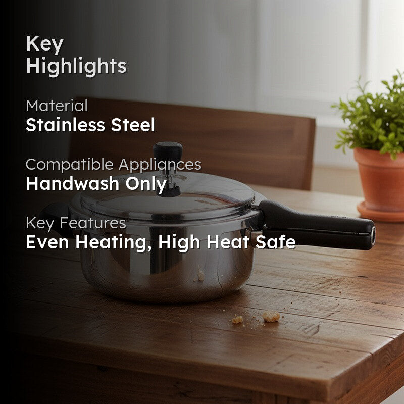 Meyer Stainless Steel Pressure Cooker - 4000 mL/17 Inches media 2