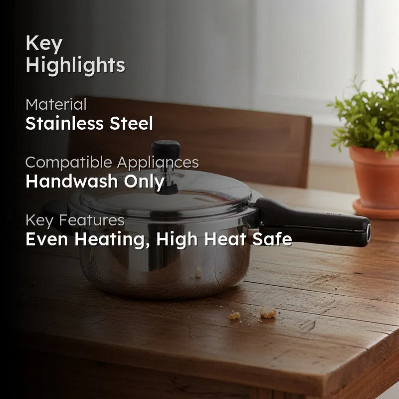 Meyer Stainless Steel Pressure Cooker - 4000 mL/17 Inches media 2