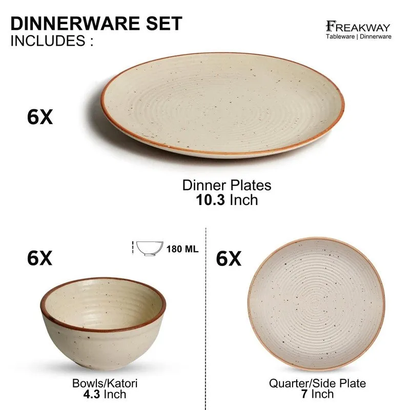 Solvra Quixo Veyra Dinner Set - 18 Piece Set media 7