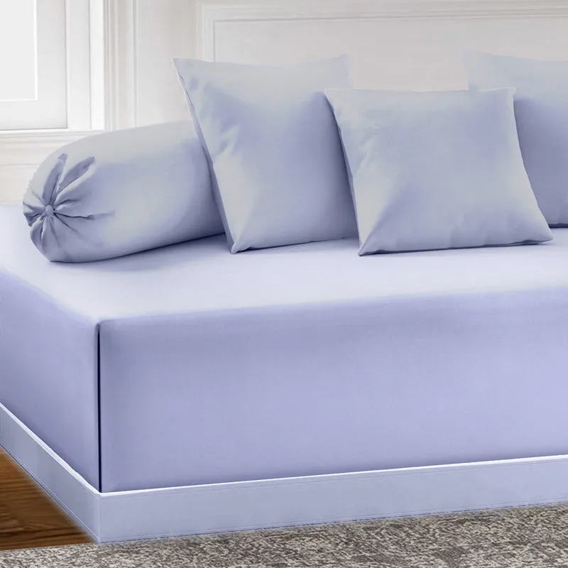 AbstroLoom Diwan Set (Lavender) - Six Piece Set media 3