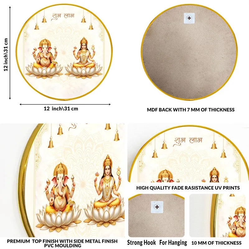 Shubh Labh Paper Wall Painting With PVC Frame media 8