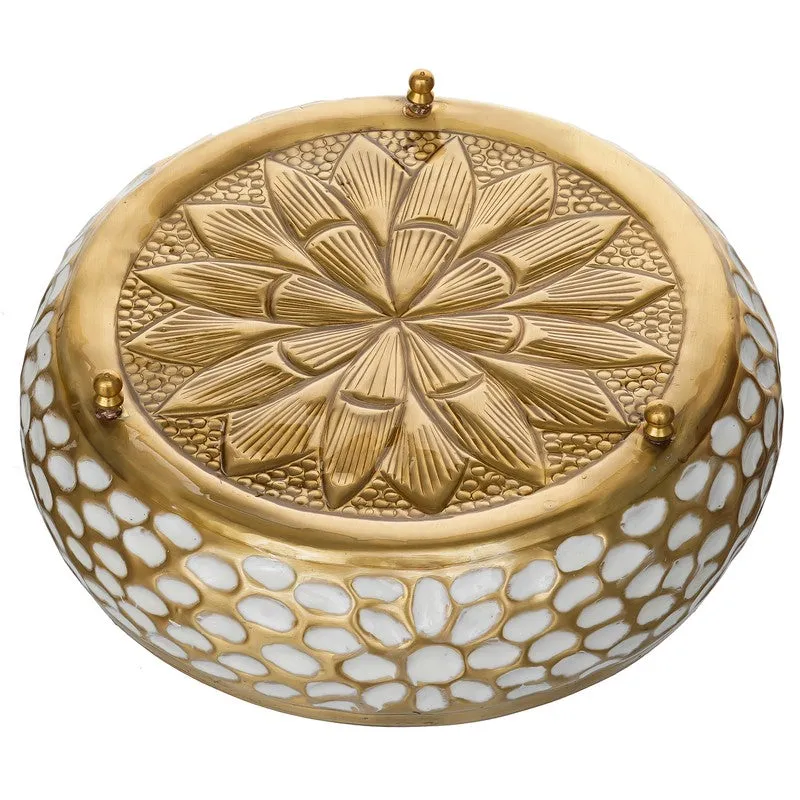 Luxe Mosaic Metal Urli - Gold media 5